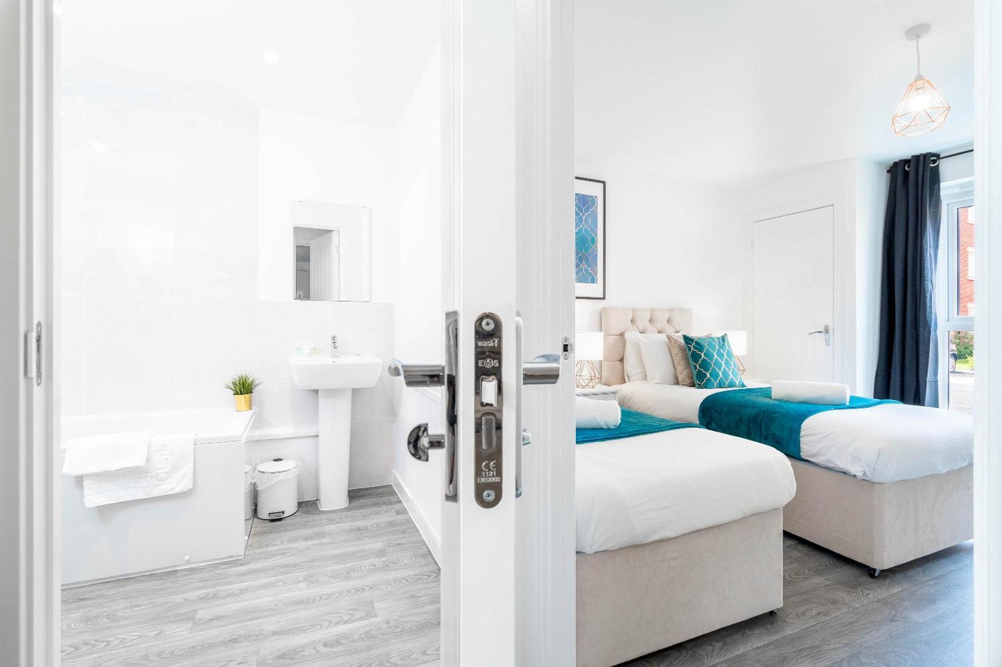 Luxury Apartment - Twin Beds - Selly Oak - Off-Street Parking - Free Netflix & Wifi - Top Rated 9Cc Μπέρμιγχαμ Εξωτερικό φωτογραφία